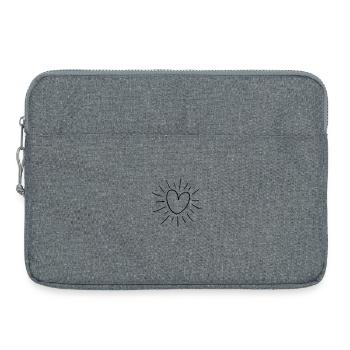 Sonnenherz Design – Love & Summer Vibes - Laptop bag 15" - heather grey - Front