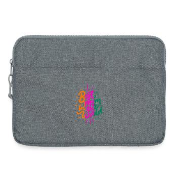 Meilleure maman du monde - Sacoche pour ordinateur portable 15 pouces - gris chiné - Devant