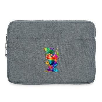 Cocktail Tropical - Laptoptasche 15" - Grau meliert - Vorne