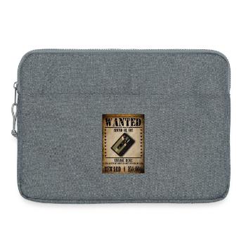 WANTED CASSETTE AUDIO - Sacoche pour ordinateur portable 15 pouces - gris chiné - Devant