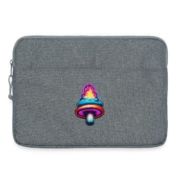 Champignon de feu - Sacoche pour ordinateur portable 15 pouces - gris chiné - Devant