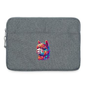 Alpaka - Laptoptasche 15" - Grau meliert - Vorne