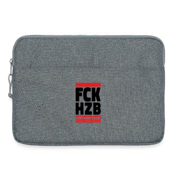 Gegen antisemitismus statement - Laptoptasche 15" - Grau meliert - Vorne