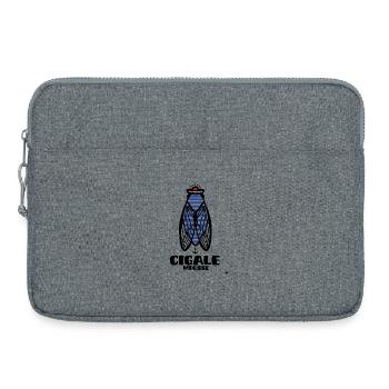 Cigale Marine Mousse - Sacoche pour ordinateur portable 15 pouces - gris chiné - Devant