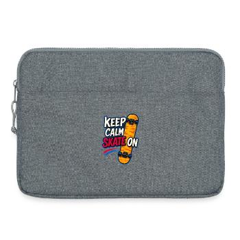 Skater Skateboarden - Laptoptasche 15" - Grau meliert - Vorne