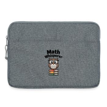 Mathe-Flüsterer - Laptoptasche 15" - Grau meliert - Vorne
