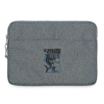 Le Makaire de la Beaucaire, Toulon - Sacoche pour ordinateur portable 15 pouces - gris chiné - Devant