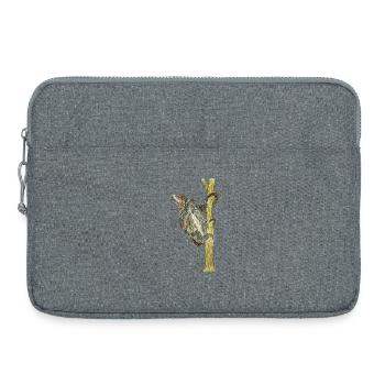 Oeuvre de singe sur arbre - Sacoche pour ordinateur portable 15 pouces - gris chiné - Devant