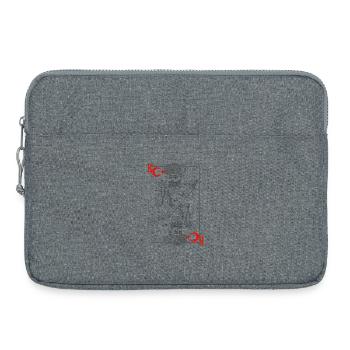 Türkiye Minmalistischer Schwertkönig Tarot - Laptoptasche 15" - Grau meliert - Vorne