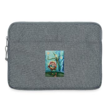 Surréaliste Ensoleillé Créature Marine, Art - Sacoche pour ordinateur portable 15 pouces - gris chiné - Devant