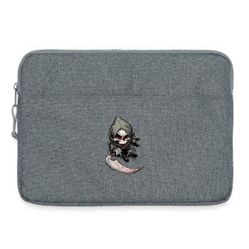 mort qui tue - Sacoche pour ordinateur portable 15 pouces - gris chiné - Devant