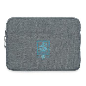 Bondi Beach Turquoise Île Palmier - Sacoche pour ordinateur portable 15 pouces - gris chiné - Devant