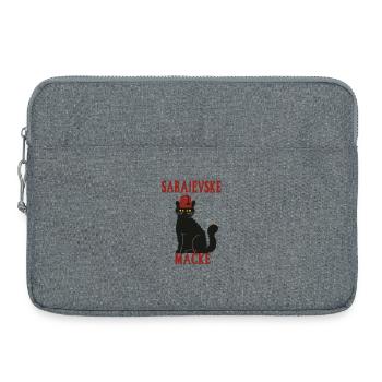 Katze Sarajevo Fez - Laptoptasche 15" - Grau meliert - Vorne
