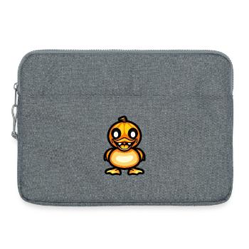 Ente Halloween Comic Lustig - Laptoptasche 15" - Grau meliert - Vorne