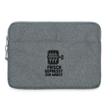 Transports en commun Fraîchement pressé au travail - Sacoche pour ordinateur portable 15 pouces - gris chiné - Devant