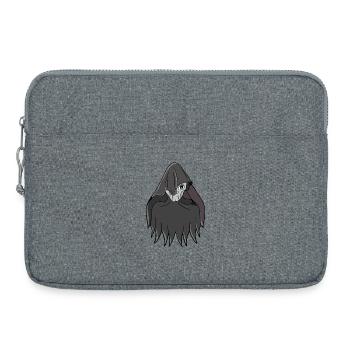 Hooded Specter in Shadow Cloak - Laptop bag 15" - heather grey - Front