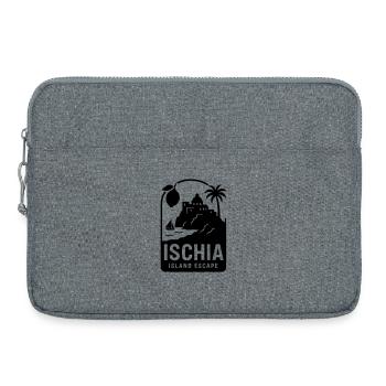 Ischia, Italie - Sacoche pour ordinateur portable 15 pouces - gris chiné - Devant