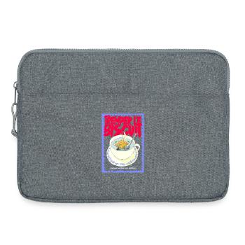 Tasse Thé Biscuits Pop Art Drôle - Sacoche pour ordinateur portable 15 pouces - gris chiné - Devant