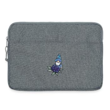 Heidelbeer-Wichtel - Laptoptasche 15" - Grau meliert - Vorne
