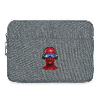 VIRTUAL OXYGEN - sound & vision - Laptop bag 15" - heather grey - Front