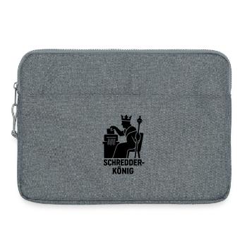 Roi Déchiqueteur - Sacoche pour ordinateur portable 15 pouces - gris chiné - Devant