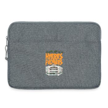 Hyeres Palmiers Graffiti - Laptop bag 15" - heather grey - Front