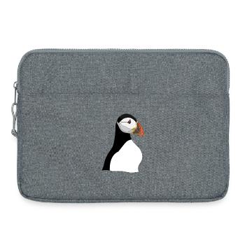 Puffin Head Print - Laptoptasche 15" - Grau meliert - Vorne