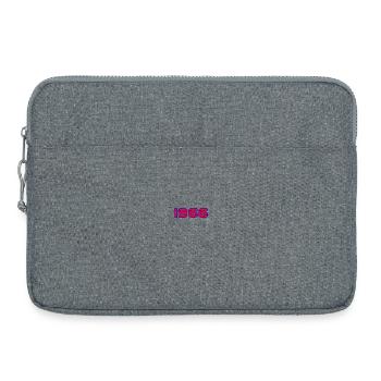 1966 Retro Neon Typografie - Laptoptasche 15" - Grau meliert - Vorne