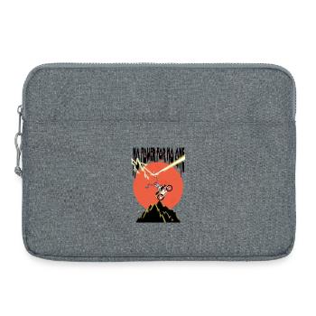 No_Power_for_no_one - Sacoche pour ordinateur portable 15 pouces - gris chiné - Devant
