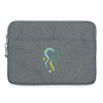 yoga_design_2 - Laptop bag 15" - heather grey - Front