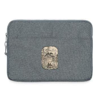 Kampfkunst Meditation Chinesische Kunst - Laptoptasche 15" - Grau meliert - Vorne