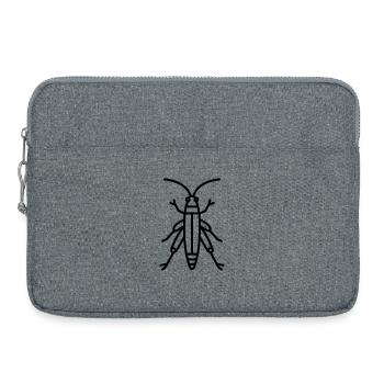 sauterelle - Sacoche pour ordinateur portable 15 pouces - gris chiné - Devant