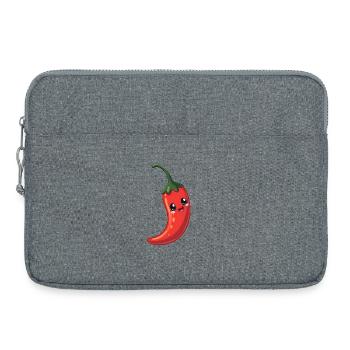 Piment - Sacoche pour ordinateur portable 15 pouces - gris chiné - Devant