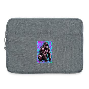 gorille - Sacoche pour ordinateur portable 15 pouces - gris chiné - Devant