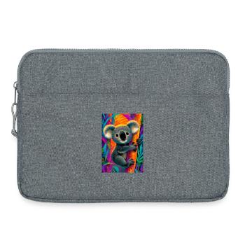 Koala - Laptop bag 15" - heather grey - Front