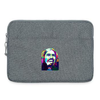 Die Tage der Rock'n'Roll-Popkunst - Laptoptasche 15" - Grau meliert - Vorne