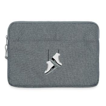 Skating woman - Laptop bag 15" - heather grey - Front