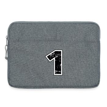 1 - Laptop bag 15" - heather grey - Front