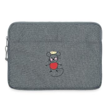 Maus - Laptoptasche 15" - Grau meliert - Vorne