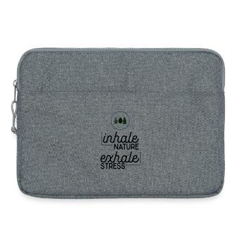 Protection de l’environnement - Sacoche pour ordinateur portable 15 pouces - gris chiné - Devant