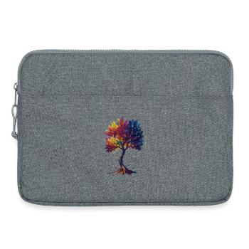 Arbre de vie - Sacoche pour ordinateur portable 15 pouces - gris chiné - Devant