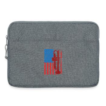 US Trumpeter - Laptop bag 15" - heather grey - Front