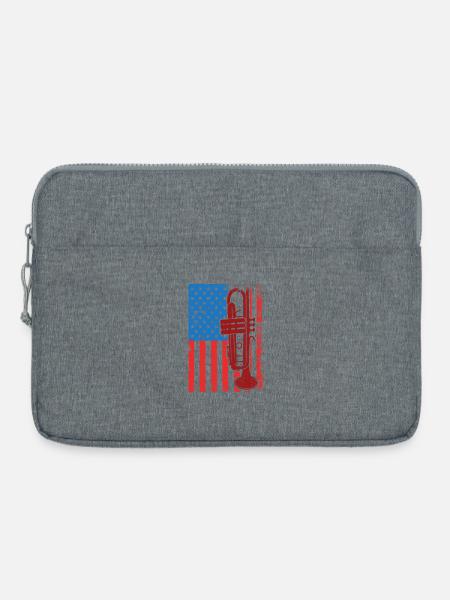 US Trompeter - Laptoptasche 15" - Grau meliert