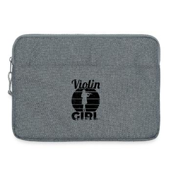Violoniste - Sacoche pour ordinateur portable 15 pouces - gris chiné - Devant
