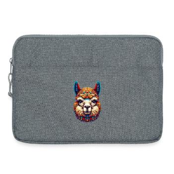 Alpaka - Laptoptasche 15" - Grau meliert - Vorne