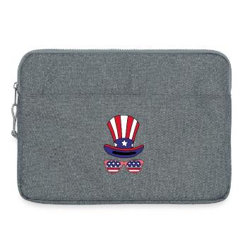 This is America! - Laptop bag 15" - heather grey - Front