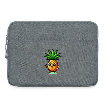 Pineapple - Laptop bag 15" - heather grey - Front