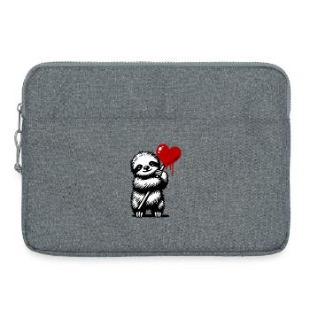 Paresse - Sacoche pour ordinateur portable 15 pouces - gris chiné - Devant