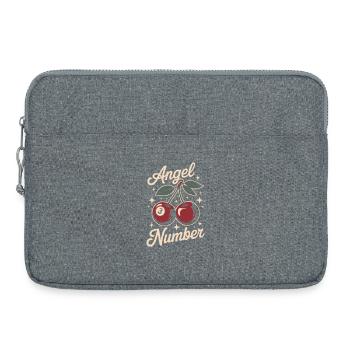 Cherry Angel Number 3 - Laptop bag 15" - heather grey - Front