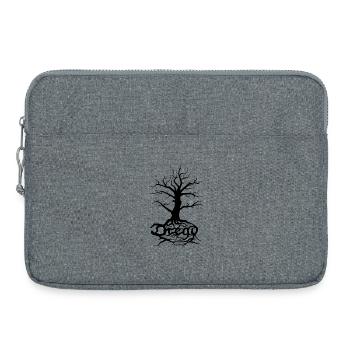 Dread Tree Black - Laptop bag 15" - heather grey - Front